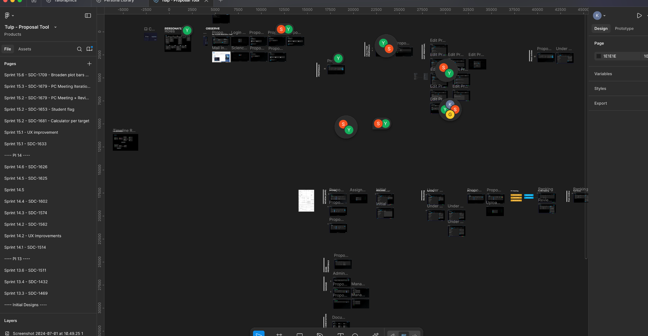 Inital Design + User flow