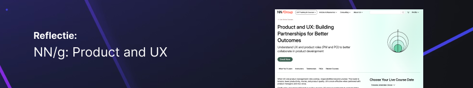 Featured Blog - NN/g Product & UX Course
